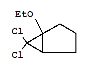Bicyclo[3.1.0]hexane, 6,6-dichloro-1-ethoxy-(9ci) Structure,75906-17-1Structure