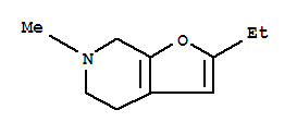 (9ci)-2-乙基-4,5,6,7-四氫-6-甲基-呋喃并[2,3-c]吡啶結構式_759422-67-8結構式