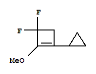 Cyclobutene, 1-cyclopropyl-3,3-difluoro-2-methoxy-(9ci) Structure,760179-33-7Structure