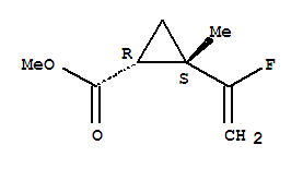 2-(1-氟乙烯)-2-甲基-環(huán)丙烷羧酸甲酯結構式_760179-41-7結構式