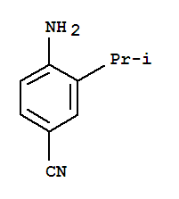 Benzonitrile, 4-amino-3-(1-methylethyl)-(9ci) Structure,760924-87-6Structure