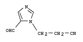 1H-imidazole-1-propanenitrile, 5-formyl- (9ci) Structure,760971-43-5Structure