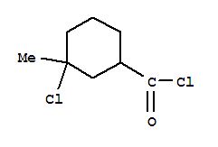 (9ci)-3-氯-3-甲基-環(huán)己烷羰酰氯結(jié)構(gòu)式_76170-67-7結(jié)構(gòu)式