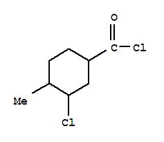 (9ci)-3-氯-4-甲基-環(huán)己烷羰酰氯結(jié)構(gòu)式_76170-68-8結(jié)構(gòu)式