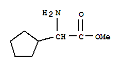 (9ci)-alpha-氨基-環(huán)戊烷乙酸甲酯結構式_763078-53-1結構式