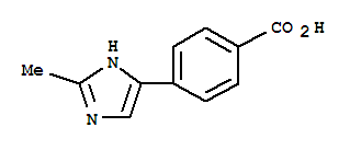 Benzoic acid, 4-(2-methyl-1h-imidazol-4-yl)-(9ci) Structure,763913-26-4Structure