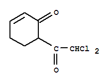 (9ci)-6-(二氯乙?；?-2-環(huán)己烯-1-酮結(jié)構(gòu)式_76430-42-7結(jié)構(gòu)式