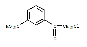 Benzoic acid, 3-(chloroacetyl)-(9ci) Structure,76597-78-9Structure