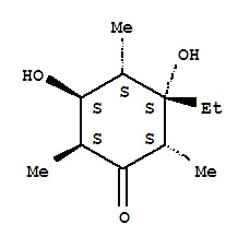 Cyclohexanone, 3-ethyl-3,5-dihydroxy-2,4,6-trimethyl-, (2s,3s,4s,5s,6s)-(9ci) Structure,767319-24-4Structure