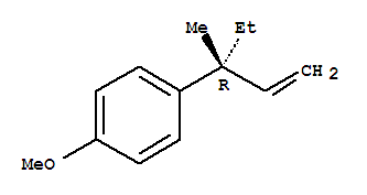 (9ci)-1-[(1r)-1-乙基-1-甲基-2-丙烯基]-4-甲氧基-苯結(jié)構(gòu)式_768392-53-6結(jié)構(gòu)式