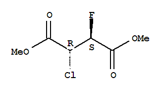 Butanedioic acid, 2-chloro-3-fluoro-, dimethyl ester, (r*,s*)-(9ci) Structure,76937-40-1Structure