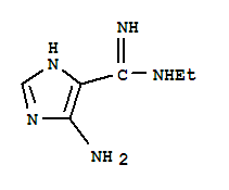 1H-imidazole-4-carboximidamide,5-amino-n-ethyl-(9ci) Structure,769888-82-6Structure