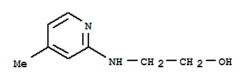 (9ci)-2-[(4-甲基-2-吡啶)氨基]-乙醇結(jié)構(gòu)式_770746-15-1結(jié)構(gòu)式