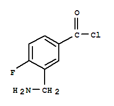 Benzoyl chloride, 3-(aminomethyl)-4-fluoro-(9ci) Structure,771573-07-0Structure