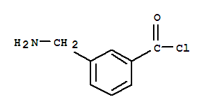 Benzoyl chloride, 3-(aminomethyl)-(9ci) Structure,771573-40-1Structure