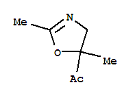 (9ci)-1-(4,5-二氫-2,5-二甲基-5-噁唑)-乙酮結(jié)構(gòu)式_77219-13-7結(jié)構(gòu)式