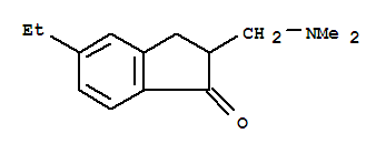1H-inden-1-one,2-[(dimethylamino)methyl]-5-ethyl-2,3-dihydro-(9ci) Structure,772279-15-9Structure