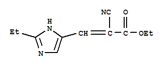 (9ci)-2-氰基-3-(2-乙基-1H-咪唑-4-基)-2-丙酸乙酯結構式_773082-59-0結構式