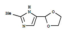 1H-imidazole,4-(1,3-dioxolan-2-yl)-2-methyl-(9ci) Structure,773096-62-1Structure