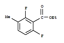 Benzoic acid, 2,6-difluoro-3-methyl-, ethyl ester (9ci) Structure,773135-48-1Structure