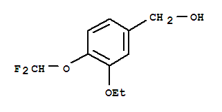 Benzenemethanol, 4-(difluoromethoxy)-3-ethoxy-(9ci) Structure,773868-64-7Structure