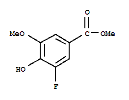 Benzoic acid, 3-fluoro-4-hydroxy-5-methoxy-, methyl ester (9ci) Structure,773874-64-9Structure