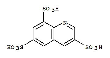 3,6,8-Quinolinetrisulfonic acidStructure,774143-07-6Structure 3,6,8-Quinolinetrisulfonic acid Structure,774143-07-6Structure