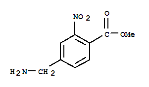 Benzoic acid, 4-(aminomethyl)-2-nitro-, methyl ester (9ci) Structure,776286-94-3Structure