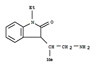 2H-indol-2-one,3-(2-amino-1-methylethyl)-1-ethyl-1,3-dihydro-(9ci)Structure,777006-37-8Structure 2H-indol-2-one,3-(2-amino-1-methylethyl)-1-ethyl-1,3-dihydro-(9ci) Structure,777006-37-8Structure
