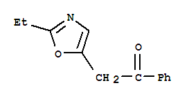 (9ci)-2-(2-乙基-5-噁唑)-1-苯基-乙酮結(jié)構(gòu)式_777060-67-0結(jié)構(gòu)式