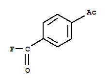 Benzoyl fluoride, 4-acetyl-(9ci) Structure,77976-03-5Structure