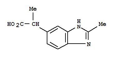 1H-benzimidazole-5-aceticacid,alpha,2-dimethyl-(9ci) Structure,782394-99-4Structure