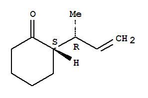 Cyclohexanone, 2-[(1r)-1-methyl-2-propenyl]-, (2s)-(9ci) Structure,782479-85-0Structure
