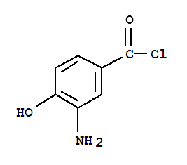 Benzoyl chloride, 3-amino-4-hydroxy-(9ci) Structure,783268-49-5Structure