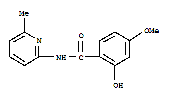 (9ci)-2-羥基-4-甲氧基-n-(6-甲基-2-吡啶)-苯甲酰胺結(jié)構(gòu)式_783370-96-7結(jié)構(gòu)式