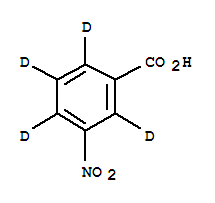 間硝基苯甲酸-D4結構式_78399-78-7結構式