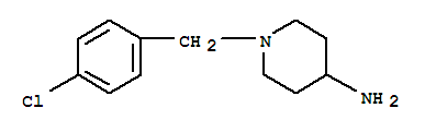 1-(4-氯芐基)哌啶-4-胺三氟乙酸酯結(jié)構(gòu)式_78471-44-0結(jié)構(gòu)式