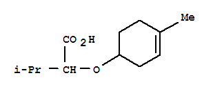 (9ci)-3-甲基-2-[(4-甲基-3-環(huán)己烯-1-基)氧基]-丁酸結構式_784995-91-1結構式