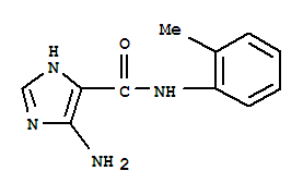 1H-imidazole-4-carboxamide,5-amino-n-(2-methylphenyl)-(9ci) Structure,785047-62-3Structure