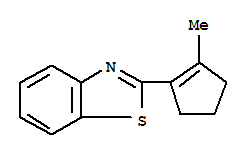 Benzothiazole, 2-(2-methyl-1-cyclopenten-1-yl)-(9ci) Structure,78840-26-3Structure