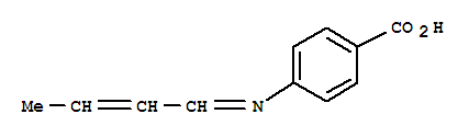 Benzoic acid, 4-(2-butenylideneamino)-(9ci) Structure,790157-13-0Structure