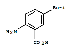 Benzoic acid, 2-amino-5-(2-methylpropyl)-(9ci) Structure,79069-39-9Structure