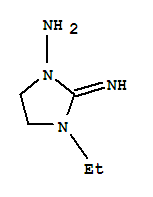 1-Imidazolidinamine,3-ethyl-2-imino-(9ci) Structure,791572-44-6Structure