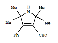 1H-pyrrole-3-carboxaldehyde,2,5-dihydro-2,2,5,5-tetramethyl-4-phenyl-(9ci) Structure,791591-55-4Structure