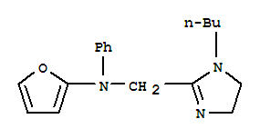 1H-imidazole-2-methanamine, 1-butyl-n-2-furanyl-4,5-dihydro-n-phenyl- Structure,791756-05-3Structure