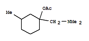 Cyclohexanol,1-[(dimethylamino)methyl]-3-methyl-,acetate(ester)(9ci) Structure,792845-44-4Structure