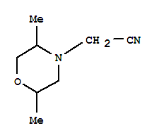 (9ci)-2,5-二甲基-4-嗎啉乙腈結(jié)構(gòu)式_793635-13-9結(jié)構(gòu)式