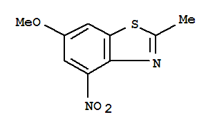 Benzothiazole, 6-methoxy-2-methyl-4-nitro-(4ci) Structure,796073-49-9Structure