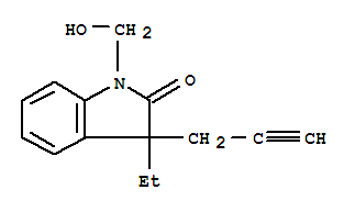 2H-indol-2-one,3-ethyl-1,3-dihydro-1-(hydroxymethyl)-3-(2-propynyl)-(9ci)Structure,797051-85-5Structure 2H-indol-2-one,3-ethyl-1,3-dihydro-1-(hydroxymethyl)-3-(2-propynyl)-(9ci) Structure,797051-85-5Structure