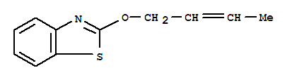 Benzothiazole, 2-(2-butenyloxy)-(9ci) Structure,79714-84-4Structure